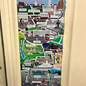 london trip poster in tube