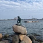 The statue of Mermaid in Copenhagen